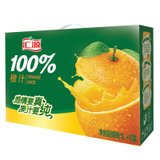 汇源 100%橙汁 1L*6盒 便携装礼盒