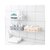 卫生间置物架壁挂浴室吸壁式厕所收纳洗手免打孔用具用品(灰色)