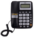 得力（deli） 781 黑色免电池翻转屏幕座机电话机（计价单位台）（黑色）