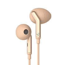 Libratone （小鸟音响）适用于苹果Lightning接口可调节降噪耳机 金色