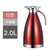 不锈钢真空保温水壶大容量家用热水瓶暖壶咖啡壶酒店饭店茶壶(201款红色 默认)
