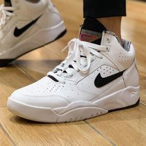 NIKE耐克男鞋新款高帮AJ运动鞋詹姆斯耐磨舒适休闲鞋跑步鞋实战上场篮球鞋(白色 44.5)