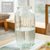 还不晚 欧式玻璃花瓶透明彩色水培植物花瓶客厅装饰摆件插花瓶(透明竖棱八角款)