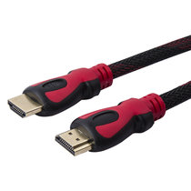 JH晶华红色HDMI线高清线投影电脑电视盒子连接数据线1.5米(红网 10米)