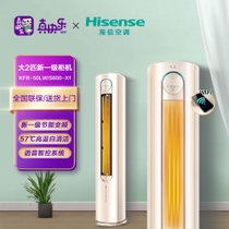 海信（Hisense）2匹柜机 智能语音新一级能效变频 5G风控自清洁 冷暖立柜式客厅空调 KFR-50LW/S600-X1