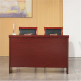 GX 办公培训条桌高密度板材环保油漆条桌(胡桃色 GX-120)