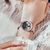 格玛仕手表女学生韩版简约海葵花女表防水石英表米兰网带2020新款时尚潮流腕表(橙色 网带)