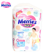 花王Merries 学步裤/拉拉裤大号(L)44片