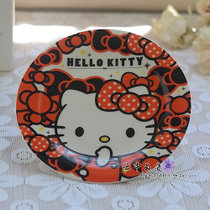 包邮日单hellokitty凯蒂猫陶瓷餐具儿童早餐盘可爱卡通蔬菜水果盘(促销款1 默认版本)