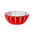 意大利 Guzzini进口花瓣小吃沙拉碗创意水果盘果篮食物盘 国美厨空间(红 12CM)