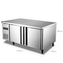 樱花（SAKURA）SLLDZ4-260 1.2米平冷操作台 不锈钢冰箱 酒店厨房柜 1.2米全冷冻