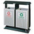 南方 户外垃圾桶 分类环保垃圾桶 室外垃圾箱 小区垃圾筒 公用可回收果皮桶 GPX-153