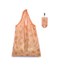 现货可折叠购物袋创意便携买菜包跨境190T涤纶超市购物印花袋环保便携购物收纳袋(XC-26 16KG)