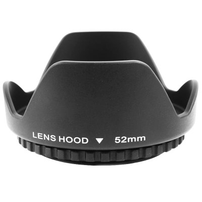 奇乐思（KEYLUCKS）52mm螺口遮光罩（适用52口径镜头，用于逆光摄影，避免眩光。)