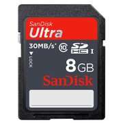 闪迪（SanDisk）Ultra 8GB Class10 SDHC存储卡（适用于高像素相机、摄像机等充分释放主机性能）