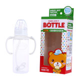 巴菲熊 B5201 直身握把自动奶瓶 （标准口径240ml/8oz）(白色)