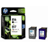 惠普（HP）816号+817号 黑彩墨盒套装（适用机型：HP F2238/ 2288/ 4308 )