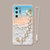珍珠云月手机壳适用于华为p40液态硅胶网红新款油画p40pro创意女款镜头全包p40pro+超薄防摔保护套配挂绳(液态硅胶-华为P40PRO-古董白-海中月彩绘-送小珍珠手链+液态绳 默认版本)
