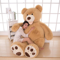 美国大熊毛绒2.6米陈乔恩同款泰迪熊公仔生日礼物礼品林嘉欣玩具(棕熊 高260cm)