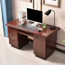 云艳YY-LCL550 木质职员办公桌油漆电脑桌现代简约书桌单人写字台1200*600*760(默认 默认)