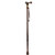 如斯卡（RUSSKA）老人拐杖手杖 铝制手杖 人体功能学右手设计 伸缩手杖 古铜