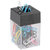 史泰博 42*42*68mm 磁性回形针盒带回形针 50枚/盒 回形针筒 (计价单位：盒) 黑色
