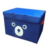 卡秀可爱小熊储物箱整理箱(宝蓝)