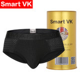 SmartVK英国卫裤第十代官方产品男式内裤能量男内裤健康男士三角裤(黑色 L)