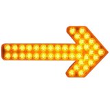俊采云JCY-GS9车载箭头灯施工维护灯爆闪灯洒水车导向灯施工箭头指示灯交通设施24V车载箭头灯（1套）（单位：套）(默认 JCY-GS9)
