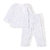 Petitkami2021秋冬婴童海洋印花信封领长袖长裤分体套装(90 灰色印花)