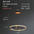 MODERN【1月新品】现代吊灯 简约创意客厅设计师个性LED北欧灯饰(大号【83cm】)