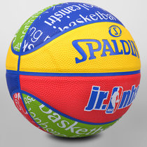 Spalding斯伯丁篮球 NBA系列儿童成人专用橡胶篮球室内外5号(83-047Y 7)