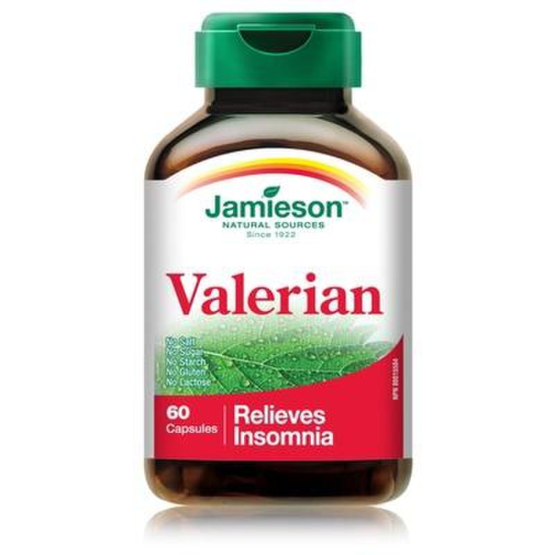 jamieson健美生缬草提取物浓缩软胶囊369毫克×60粒(加拿大原装进口)