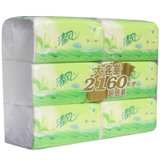 清风抽纸2层180抽面巾纸绿茶6包软抽（6包/提）BR67MG