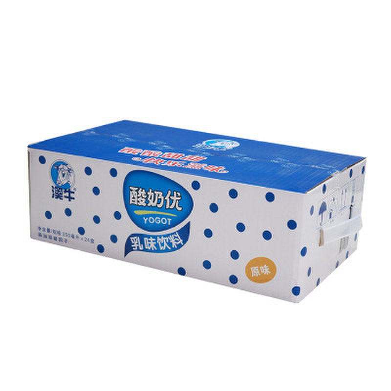 【冲调食品图片】澳牛酸奶优乳饮品(原味) 250ml*24/箱图片大全,高清