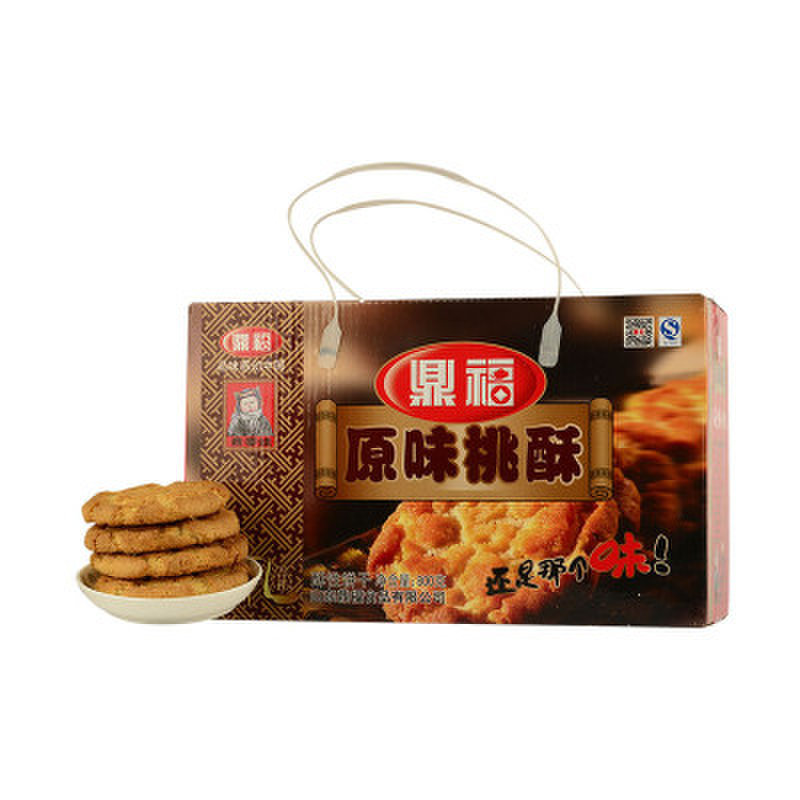 饼干糕点鼎福桃酥礼盒800g盒返回商品页