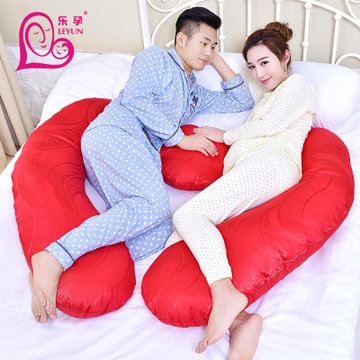 乐孕孕妇枕 孕妇枕头护腰侧睡 多功能护腰枕抱枕双人枕( 国色天香