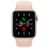 Apple Watch Series5 智能手表GPS款 40毫米金色铝金属表壳搭配粉砂色运动型表带 MWV72CH/A