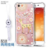 MUNU vivo x9手机壳软硅胶 x9plus防摔保护套X9潮男女款挂绳 X9plus气囊TPU软套(vivox9小鹿-气囊 其他)