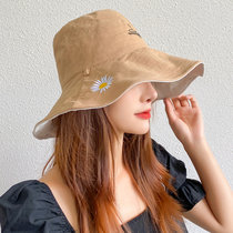 Bonbfenssan 波梵森2021夏季新款盆帽双面可戴可折叠遮阳帽太阳帽(卡其色)