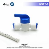 【VIBORG】2分净水器配件快接4转2PE管弯接头NSF2(2转2直接)