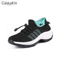 CaldiceKris（中国CK）休闲飞织系带妈妈鞋CK-X1855(月色 36)