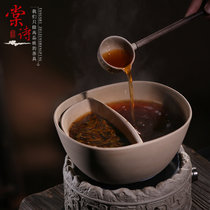 煮茶器棠诗陶瓷煮茶碗电热温茶碗干泡碗黑茶功夫茶具电陶炉温茶器