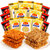 印尼进口（GEMEZ Enaak）小鸡干脆面膨化零食小吃烧烤鸡肉味礼盒整箱装 720g（30g*24袋）(印尼小鸡干脆面 烤鸡味+香辣味（共24包）)
