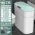 智能垃圾桶家用感应式厕所卫生间厨房客厅夹缝带盖大容量自动电动kb6(顶配充电特大15L-绿(红外感应+24)