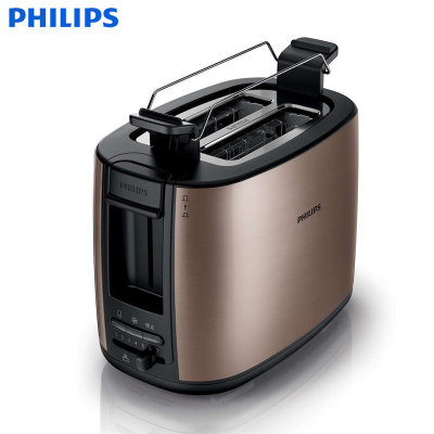 飞利浦(Philips) HD2658/70 土豪金 家用 全自动烤面包机