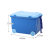 爱丽思IRIS 彩色塑料儿童带滑轮子玩具收纳箱宝宝整理箱 KTC-450(蓝色)