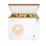 美的（Midea）BD/BC-155KGM 卧式单温一室冷冻冷藏冰柜  家用商用冷柜