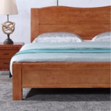 云艳床 实木床卧室床现代中式床 1.2米含床垫YY-944