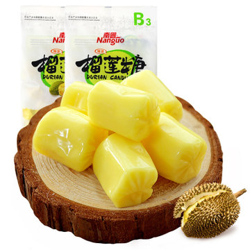 南国特浓榴莲糖150g*2 夹心糖果